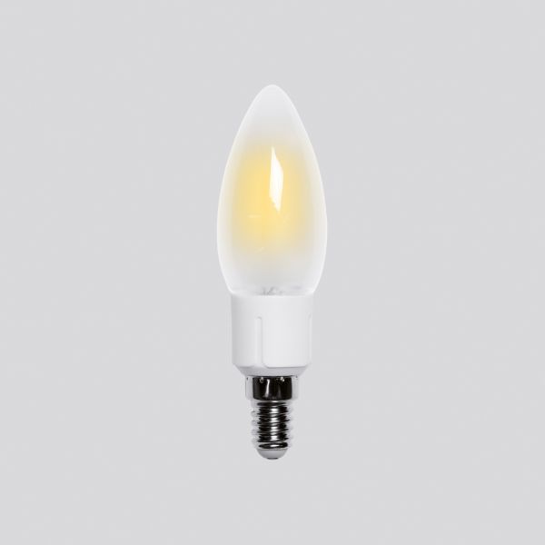 BEGA LED-Kerzenlampe FM E14 B35 5W 2700K 13554 ws 470lm E mattiert dim AC