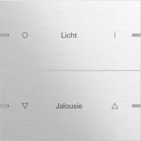 Gira Wippenset 2-fach Tastsens.4 TS4 alu 503217