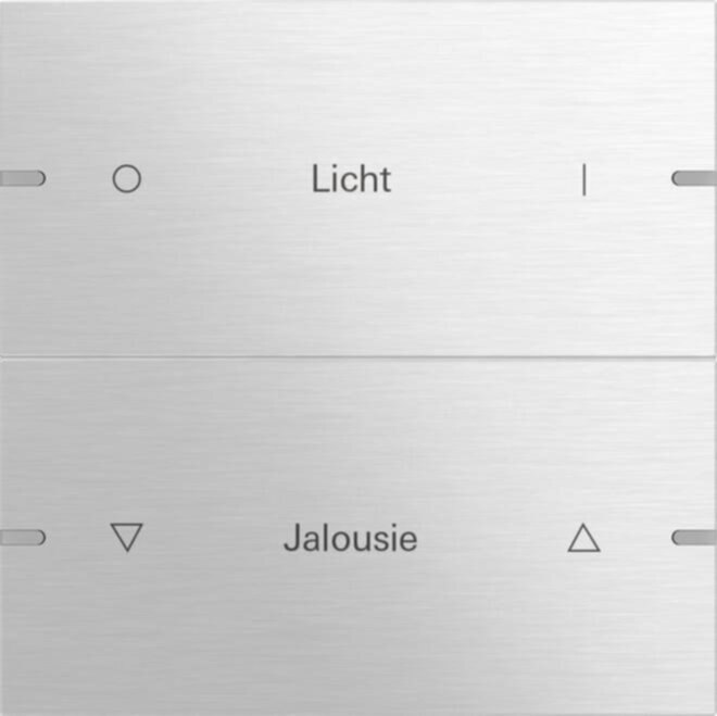 Gira Gira Wippenset 2-fach Tastsens.4 TS4 alu 503217