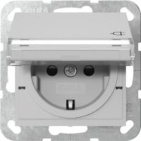 GIRA 4557015 SCHUKO-Steckd.KD BSF +SH System 55 Grau m