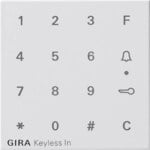 Gira Aufsatz Codetastatur reinweiß 851327