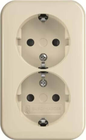 Busch-Jaeger Busch-Jaeger SCHUKO-Doppelsteckdose EBS 202 EAPB/11