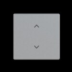 Busch-Jaeger Wippe Schalter/Dimmer alu-si matt 6735-11-83 Pfeile