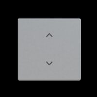 Busch-Jaeger Wippe Schalter/Dimmer alu-si matt 6735-11-83 Pfeile