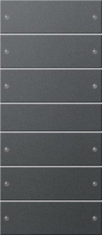 Gira Wippenset 6fach anthrazit 218628