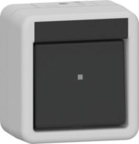 Bild vom Produkt: GIRA 310630 Wippschalter Aus-Wechsel WG AP IP44 Grau