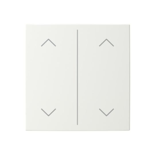 Busch-Jaeger Busch-Jaeger Tastwippe KNX free@home alpinweiß LFAW/A.2.55.11-914 Kunststoff Thermopl 2-fach