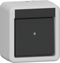 GIRA 310730 Wippschalter Kreuz WG AP IP44 Grau