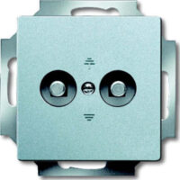 Busch-Jaeger Potentialausgleich Aluminium-Silber 2-fach Unterputz 2095 UC-83