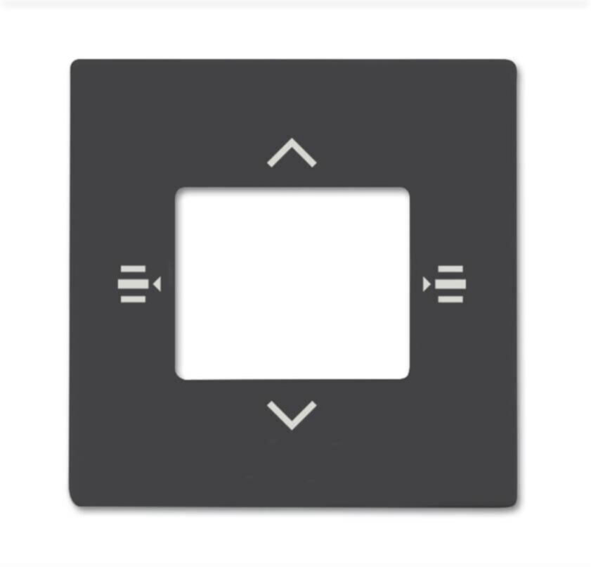 Busch-Jaeger Busch-Jaeger Zentralscheibe anthrazit 7-fach KNX 6108/61-81