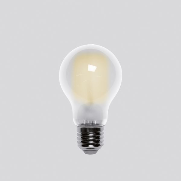 BEGA LED-Lampe FM E27 A60 7W 3000K ws E 13584 805lm mattiert 360° AC Ø60x105mm