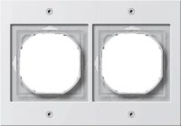 Gira Abdeckrahmen 2f.reinweiß TX44 021266