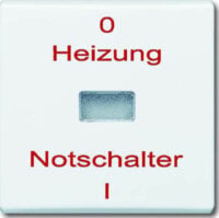 Busch-Jaeger Wippe weiß Heizung-Notschalter 2102 H-32