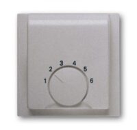 Busch-Jaeger Zentralplatte Raumtemp matt impuls 1794-783 alu-si
