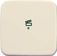 Busch-Jaeger Wippe 1-fach, Symbol Licht weiß 6233-10-212