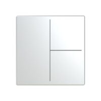 Busch-Jaeger Tastwippe KNX free@home Kunststoff LFW/A.3.63.11-866 Edelstahl Thermopl 3-fach