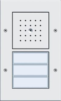 Gira Türstation 3-fach, Aufputzmontage, reinweiß, 126766