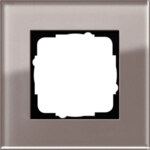 Gira Abdeckrahmen 1-fach Esprit Glas Umbra 0211122