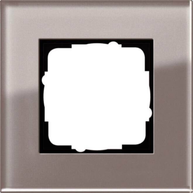 Gira Gira Abdeckrahmen 1-fach Esprit Glas Umbra 0211122