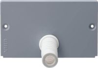 Gira Endkappe alu mit Zugentlastung 135828