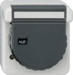 Gira Schuko-Steckdose grau AP-WD 044031