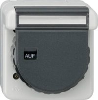 Gira Schuko-Steckdose gr AP-WD 044031