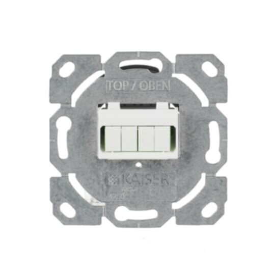 Busch-Jaeger Einsatz LWL-Kuppl 2-fach si 0244/42 Schraubbefestigung