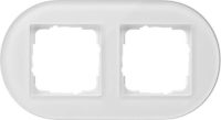 Gira Abdeckrahmen 2fach ws 0212130