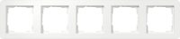 GIRA 0215150 Abdeckrahmen 5fach Gira E1 Reinweiß