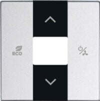 Busch-Jaeger Zentralscheibe RTR Aluminium-Silber 6235-83