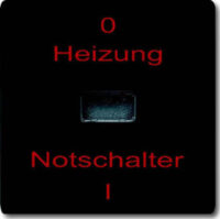 Busch-Jaeger Wippe anthrazit Heizung-Notschalter 2102 H-35