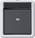 Gira KNX Taster BA 1-fach grau Aufputz 2Punkt 515230