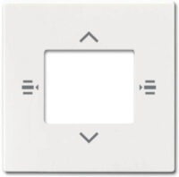 Busch-Jaeger Zentralscheibe stud/weiß 7-fach KNX 6108/61-84