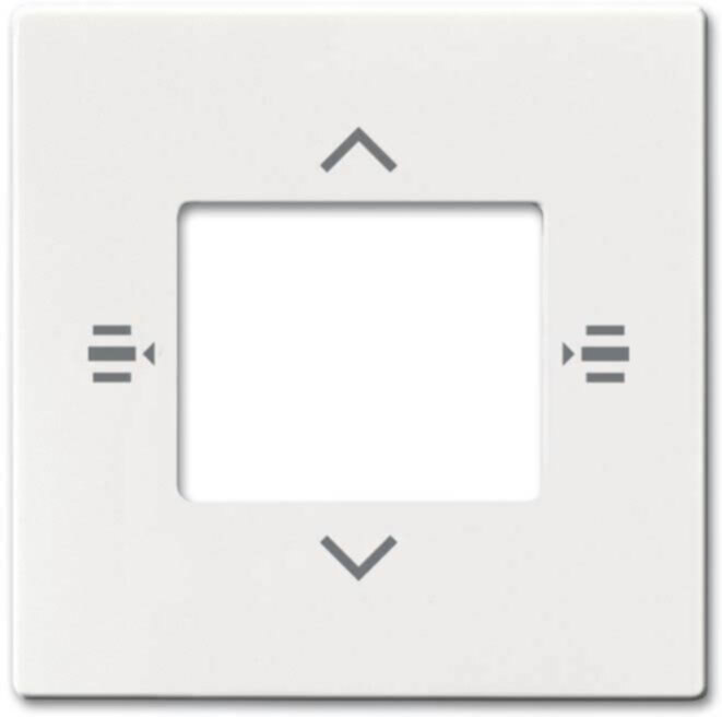 Busch-Jaeger Busch-Jaeger Zentralscheibe stud/weiß 7-fach KNX 6108/61-84