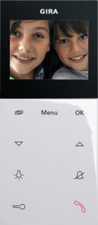 Gira Wohnungsstation Video AP Plus, reinweiß, 123903