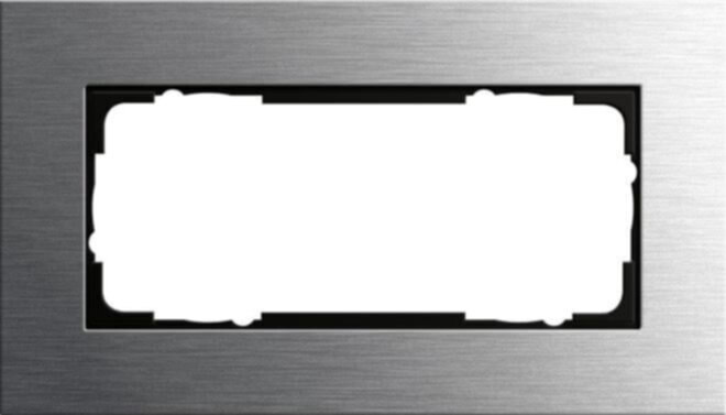 Gira Gira Abdeckrahmen 2-fach edelstahl 1002219