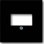 Busch-Jaeger Zentralscheibe schwarz matt für UAE/TAE/LS 1766-885