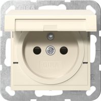 Gira Steckdose Erdstift KD+SH Cremeweiß 448801