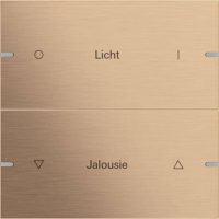 Gira Wippenset 2-fach Tastsens.4TS4 Bronze 503238