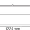 Ledvance PL 1200X300 RECESSEDMOUNTFRAME Einbaurahmen f.Panel-Leuchten – Bild 3