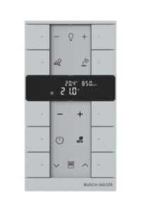 Busch-Jaeger Raumtemperaturregler Unterputz LON SBC-F-10.0.11-83 PowN free@home Aluminium-Silber