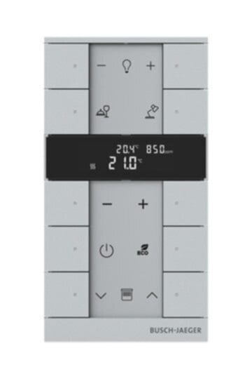 Busch-Jaeger Busch-Jaeger Raumtemperaturregler Unterputz LON SBC-F-10.0.11-83 PowN free@home Aluminium-Silber
