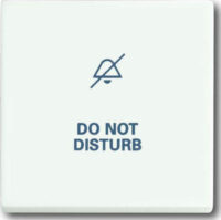 Busch-Jaeger Wippe stws matt Aufdr DO NOT DISTUP 1786/11-884