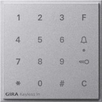 Bild vom Produkt: Gira Aufsatz Codetastatur alu 851365
