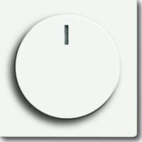 Busch-Jaeger Zentralscheibe stws matt für Drehdimmer 6540-884-102