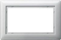 Gira Abdeckrahmen 1 1 2fach reinweiß 100103