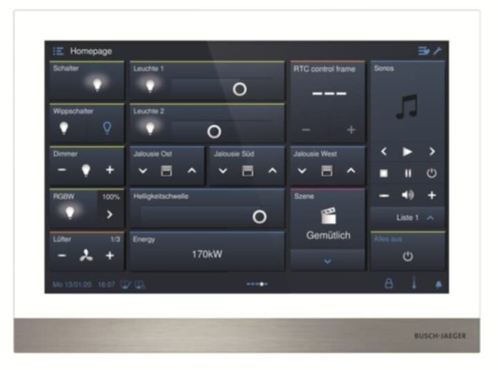 Busch-Jaeger IP touch 10 LAN / WLAN H8237-4B-03 – Bild 1