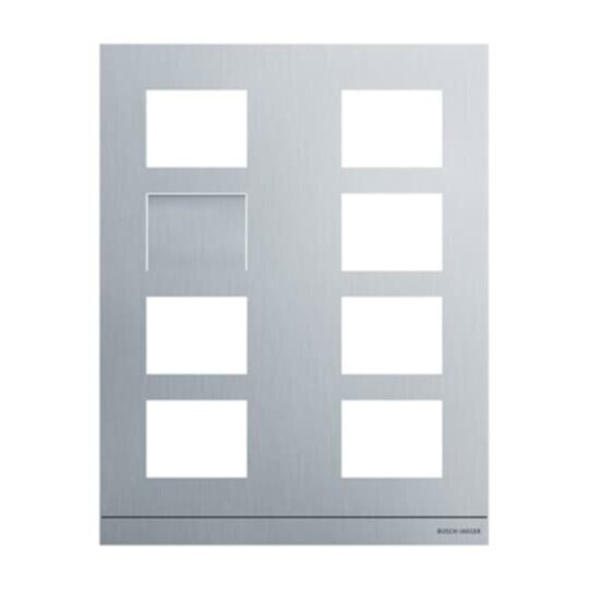 Busch-Jaeger Busch-Jaeger Frontplatte 8-fach anthrazit Aluminium 41388CF-B-03 271x349x20,5mm