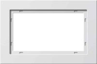 Gira Abdeckrahmen 1 1 2fach reinweiß matt 100122