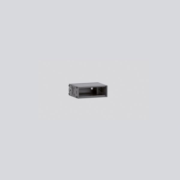 BEGA Einbaugehäuse graphit Alu L100mm 10633 H70mm